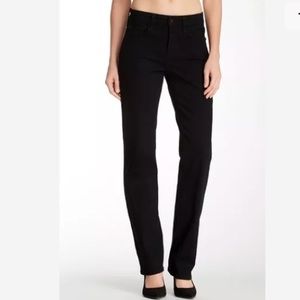 NYDJ Marilyn Straight Leg Black Size 2